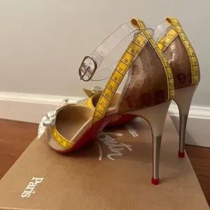 Christian Louboutin Shoes Christian Louboutin Measuring Tape Heels Poshmark